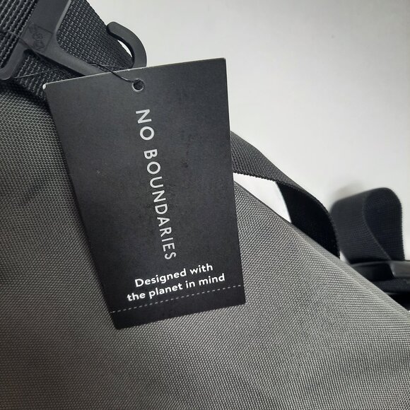 Earth Friendly Sustainable Waistpack Fanny Pack Hip Pack Purse Grey Gray - Picture 2 of 5